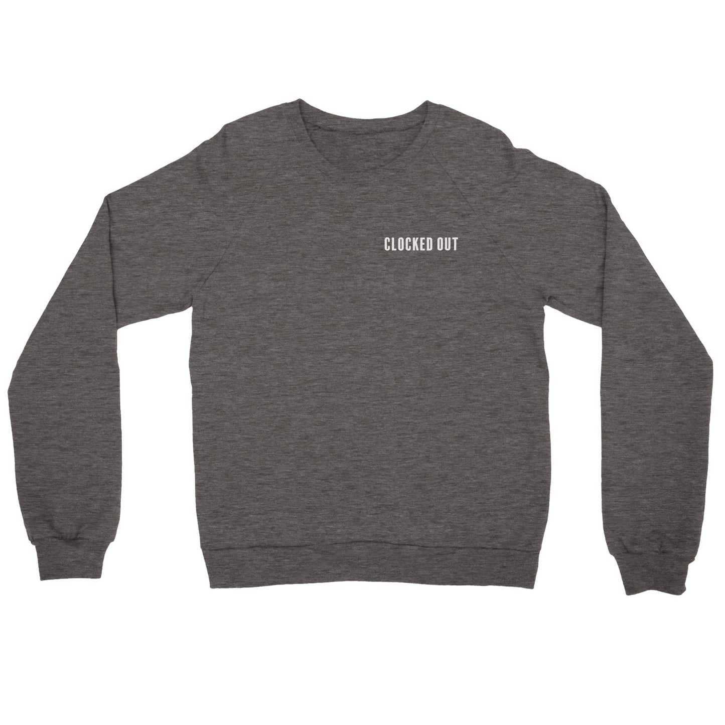 Clocked Out - Unisex Crewneck Sweatshirt