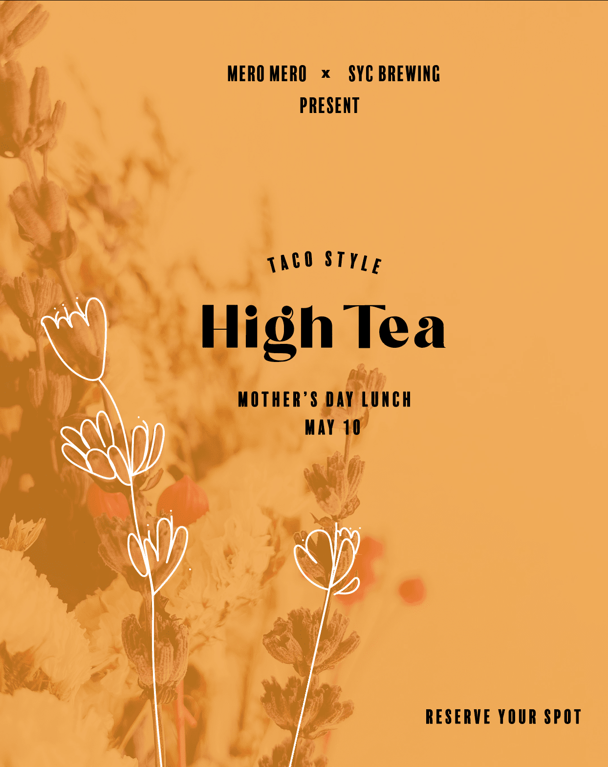 HIGH TEA | MOTHER'S DAY LUNCH