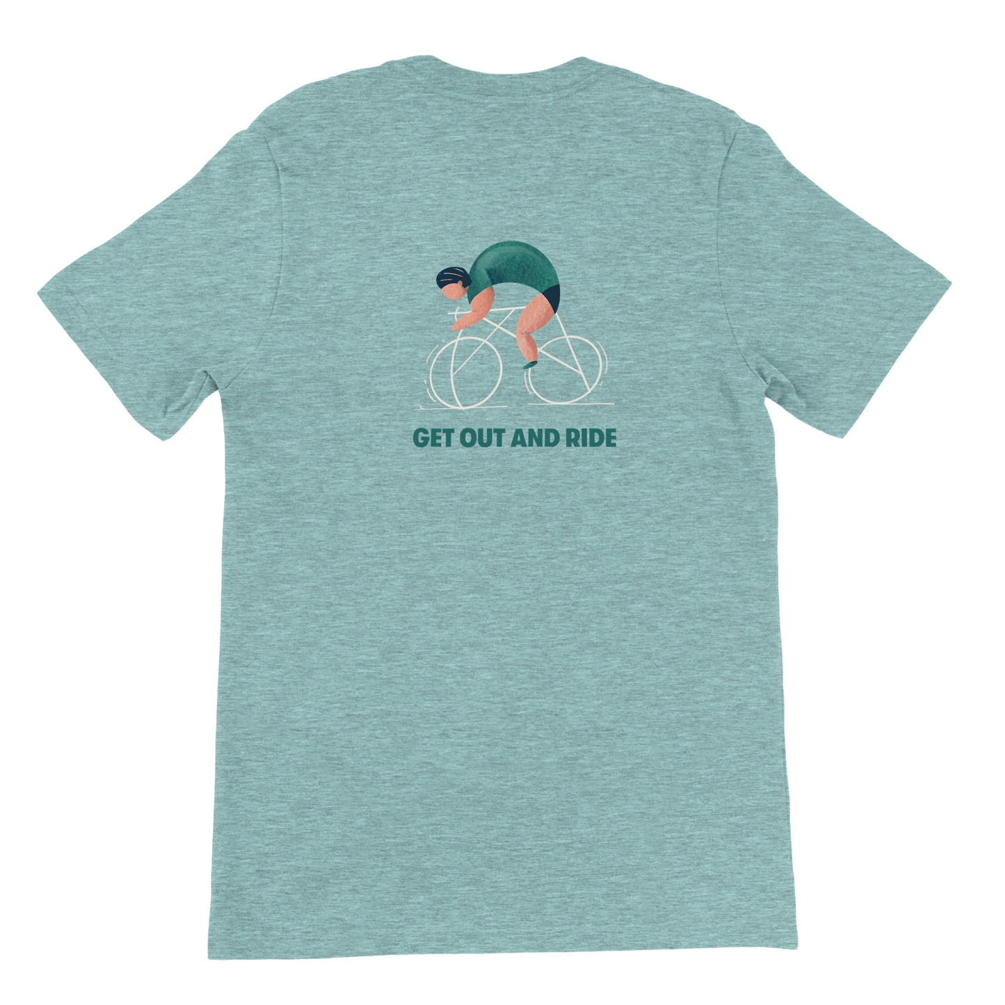 Biker Broken Spoke -  Unisex Crewneck T-shirt