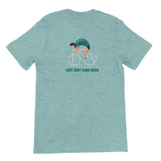 Biker Broken Spoke -  Unisex Crewneck T-shirt