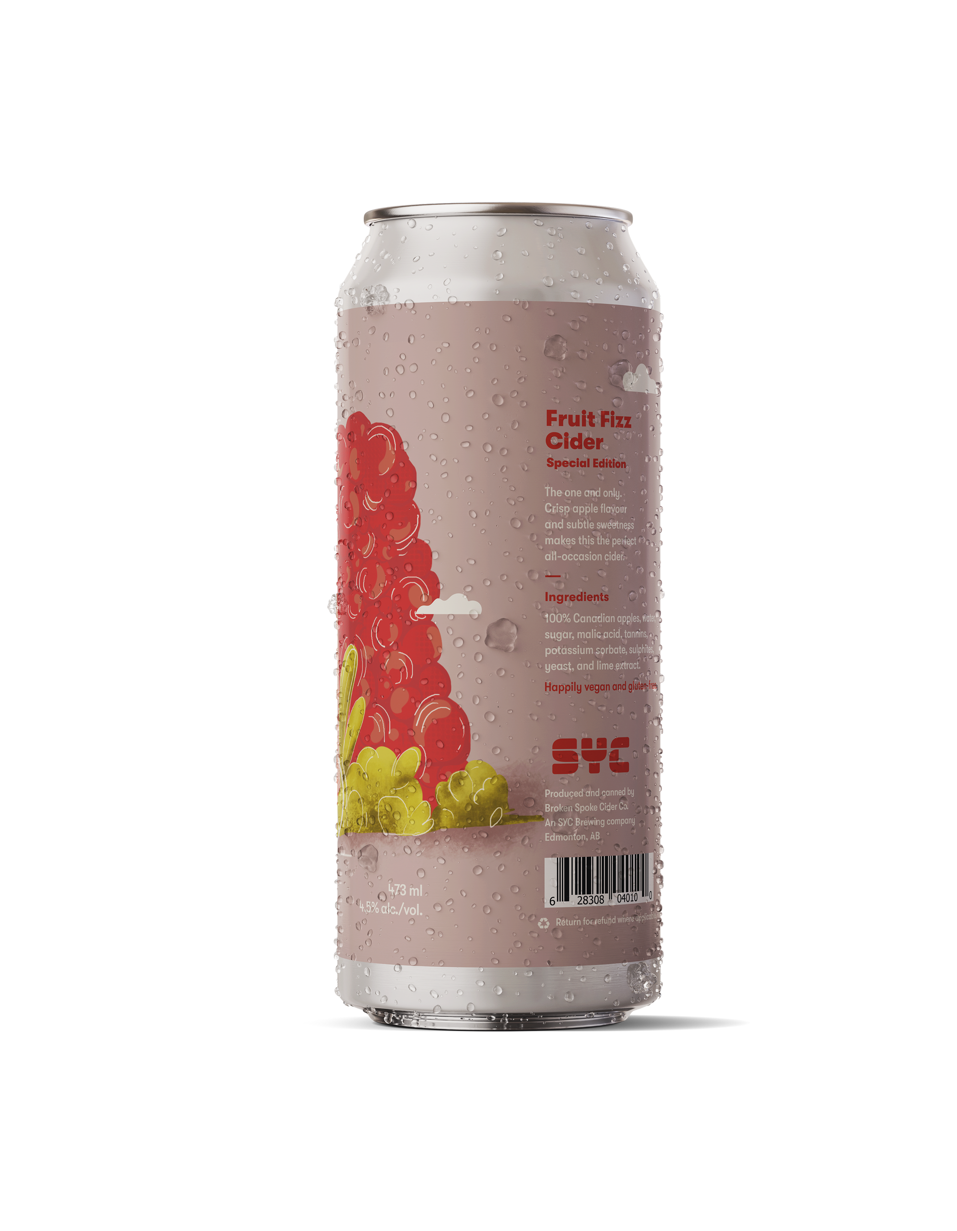 Right of Can Fruit Fizz Cider
